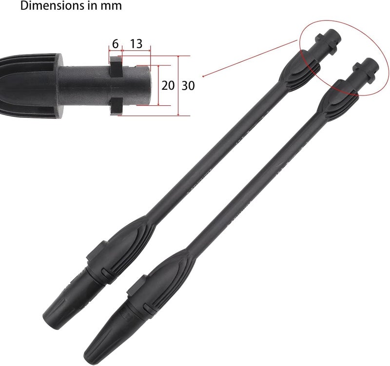 BEAR FORCE High Pressure Water Jet Wand and Rotating Wand, Pressure Washer Replacement Spray Gun Wand Nozzle, Compatible for Karcher K1, K2, K3, K4, K5, K6, K7 Power Washers…（C. Jet Wand & Turbo Wand - Image 5